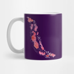 Hexagon Flowers Mug